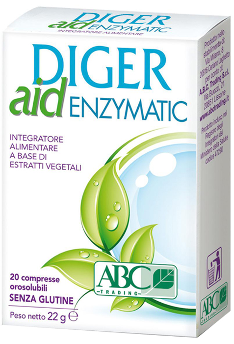 DIGER AID ENZYMATIC 20 COMPRESSE - farmascienza.it