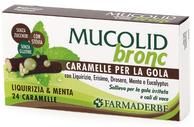 MUCOLID BRONC MENTA LIQUIRIZIA CARAMELLE 70 G - farmascienza.it