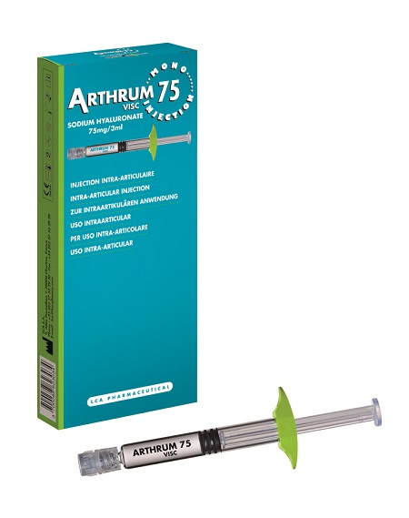 SIRINGA INTRA-ARTICOLARE ARTHRUM VISC 75 MONO INJECTION ACIDO IALURONICO 3 ML - farmascienza.it