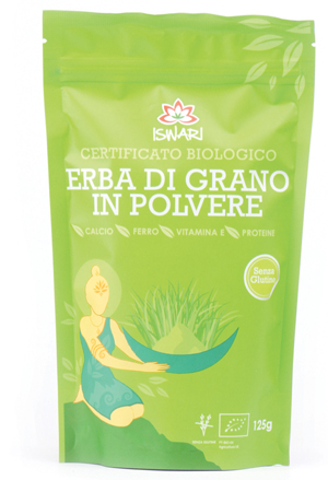 ERBA DI GRANO BIO IN POLVERE PROVENIENZA EUROPEA 125 G - farmascienza.it