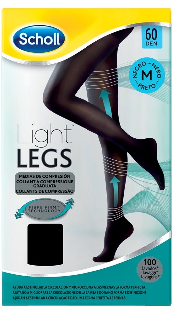SCHOLL LIGHTLEGS 60 DENARI TAGLIA M COLORE NERO 1 PAIO - farmascienza.it