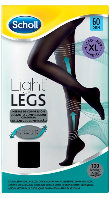 SCHOLL LIGHTLEGS 60 DENARI TAGLIA XL COLORE NERO 1 PAIO - farmascienza.it