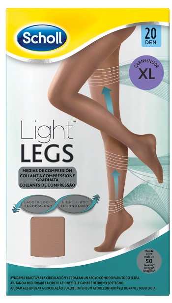SCHOLL LIGHTLEGS 20 DENARI TAGLIA XL COLORE NUDE 1 PAIO - farmascienza.it