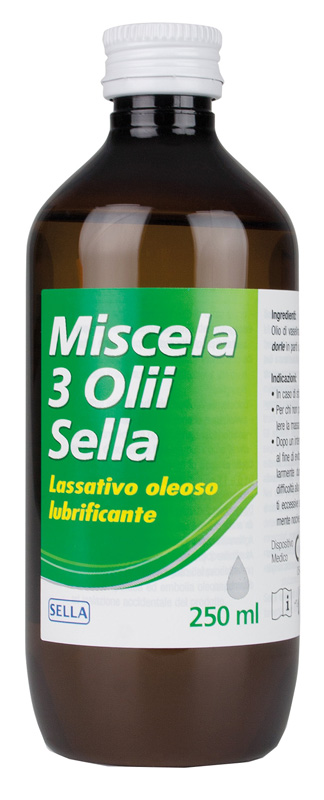 MISCELA 3 OLI LASSATIVO MD SELLA 250 ML - farmascienza.it