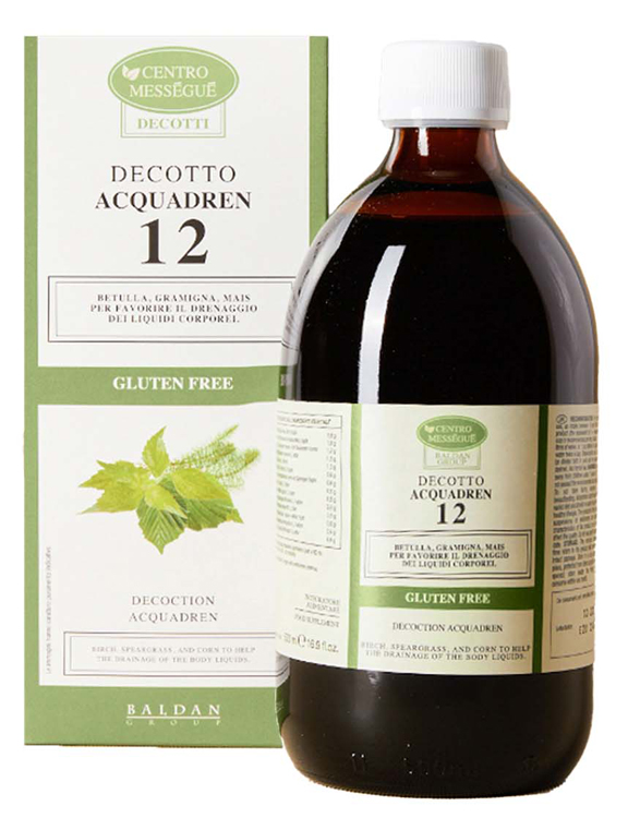 CENTRO MESSEGUE DECOTTO ACQUADREN 12 SENZA GLUTINE 500 ML - farmascienza.it