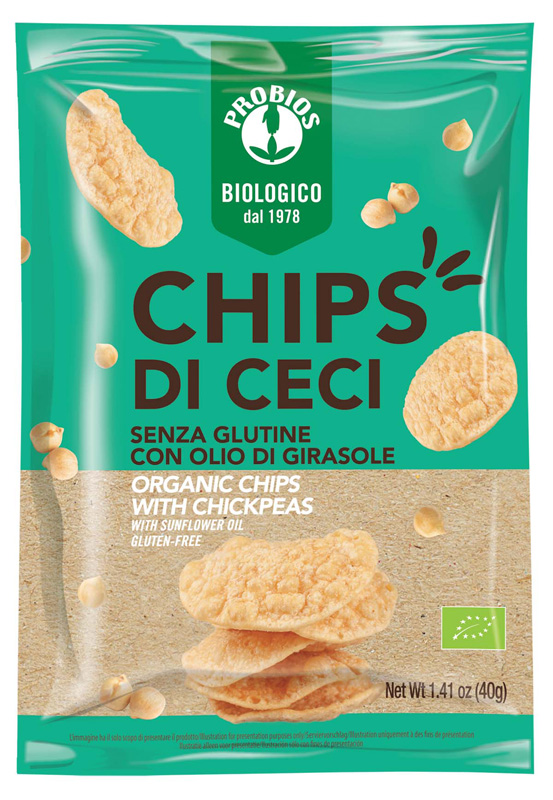 PROBIOS CHIPS DI CECI 40 G - farmascienza.it