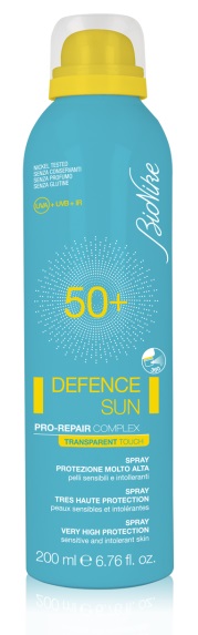 BIONIKE DEFENCE SUN SPRAY TRANSPARENT TOUCH SPF 50+ 200 ML - farmascienza.it