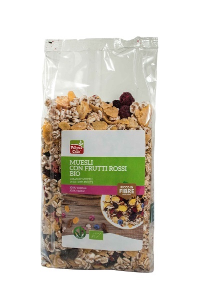 MUESLI FRUTTI ROSSI BIO 375 G - farmascienza.it