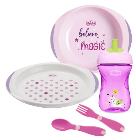 CHICCO SET PAPPA 12 MESI+ ROSA - farmascienza.it