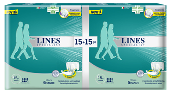 PANNOLONE A MUTANDA LINES SPECIALIST SUPER LARGE 30 PEZZI - farmascienza.it