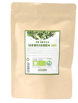 TE' DETOX SUPERGREEN BIO 100 G - farmascienza.it