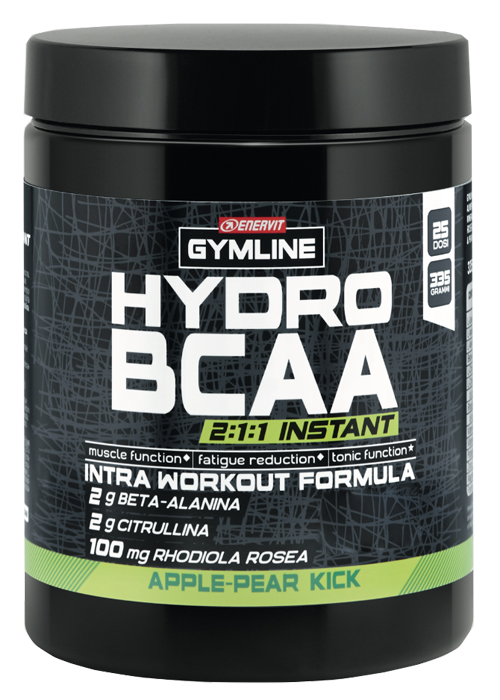GYMLINE MUSCLE HYDRO BCAA INSTANT APPLE & PEAR POLVERE 335 G - farmascienza.it