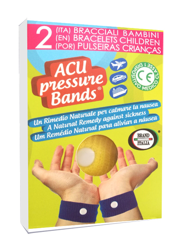 BRACCIALE ACU PRESSURE BAND BAMBINI 2 PEZZI - farmascienza.it