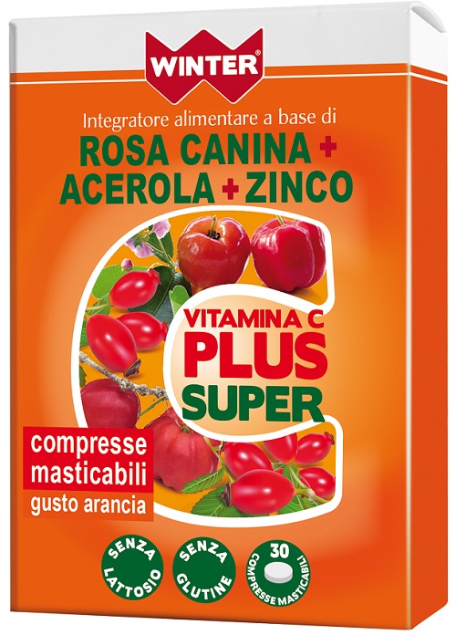 WINTER VITAMINA C PLUS SUPER  + ZINCO 30 COMPRESSE MASTICABILI - farmascienza.it
