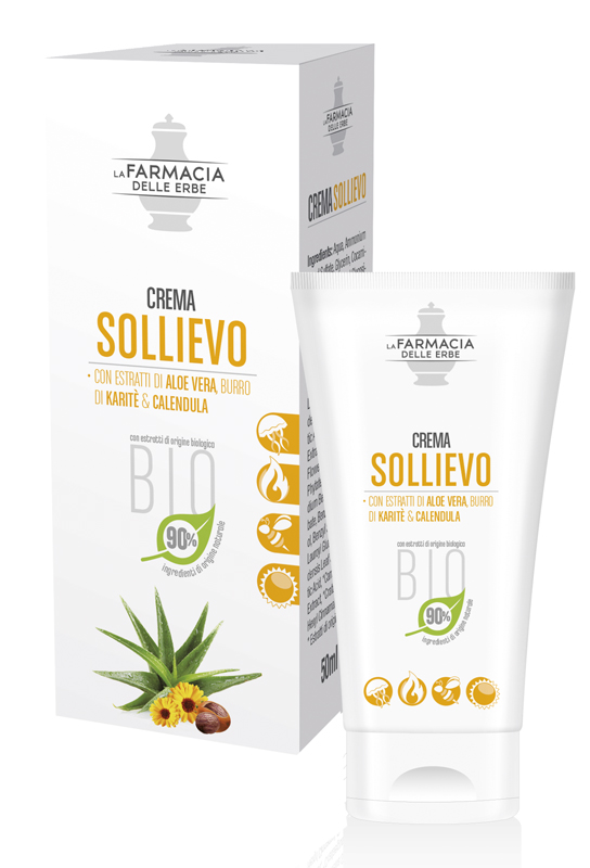 FARMACIA DELLE ERBE CREMA SOLLIEVO ALOE BIO 50 ML - farmascienza.it