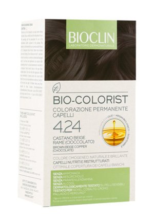 BIOCLIN BIO COLORIST 4,24 CASTANO BEIGE RAME CIOCCOLATO - farmascienza.it