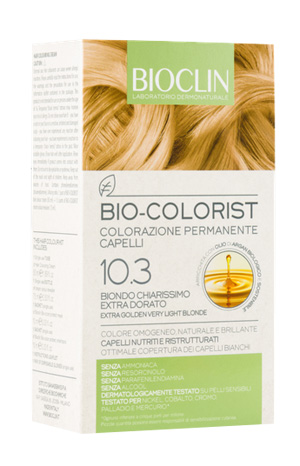 BIOCLIN BIO COLORIST 10,3 BIONDO CHIARISSIMO EXTRA DORATO - farmascienza.it