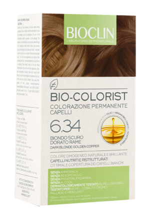 BIOCLIN BIO COLORIST 6,34 BIONDO SCURO DORATO RAME - farmascienza.it