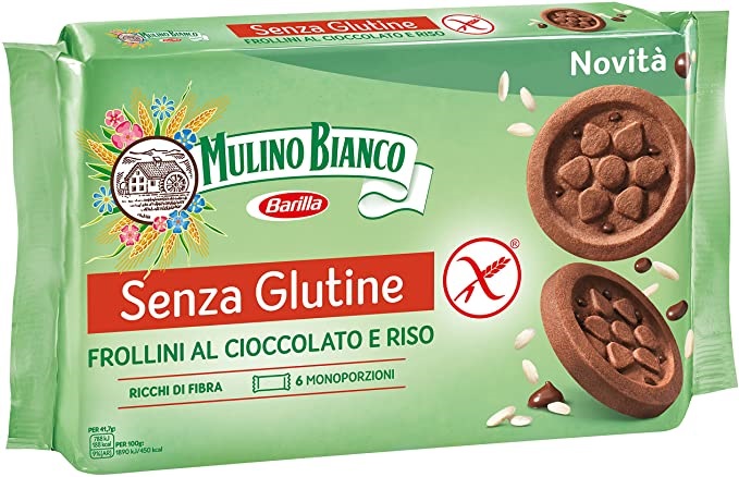 MULINO BIANCO SENZA GLUTINE FROLLINI AL CIOCCOLATO E RISO 6 MONOPORZIONI DA 41,66 G - farmascienza.it
