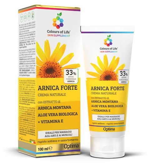 COLOURS OF LIFE SKIN SUPPLEMENT ARNICA FORTE 33% CREMA 100 ML - farmascienza.it