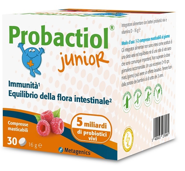 PROBACTIOL JUNIOR 30 COMPRESSE MASTICABILI NEW - farmascienza.it