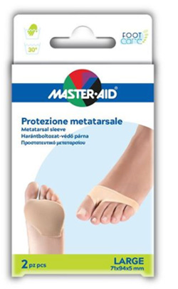 PROTEZIONE MASTER-AID PER METATARSO IN TESSUTO ELASTICO E GEL L 1 PAIO - farmascienza.it
