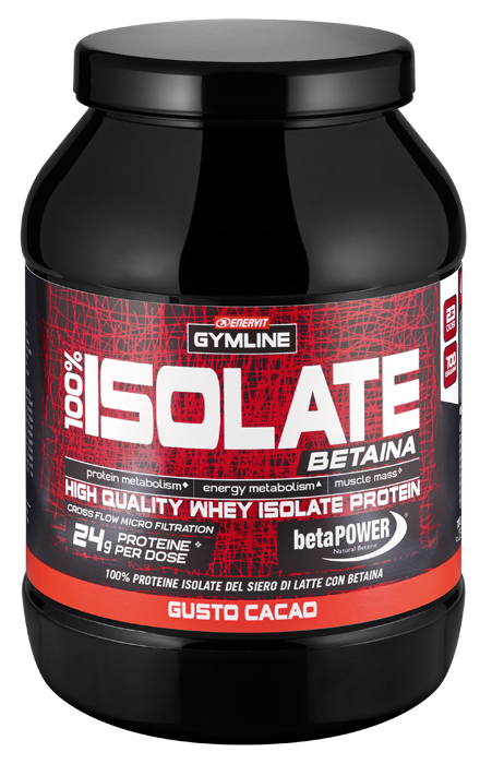 GYMLINE 100% WHEY ISOLATE CACAO 900 G - farmascienza.it