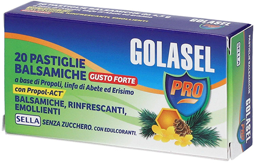 GOLASEL PRO 20 PASTIGLIE BALSAMICHE FORTI - farmascienza.it