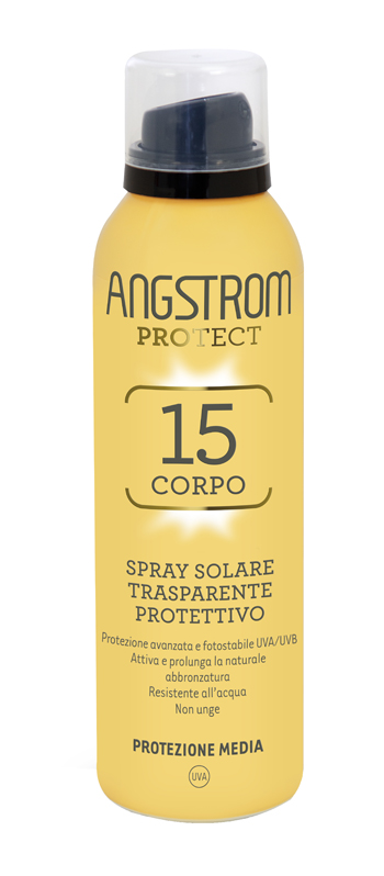 ANGSTROM PROTECT 15 CORPO SPRAY SOLARE TRASPARENTE 150 ML - farmascienza.it