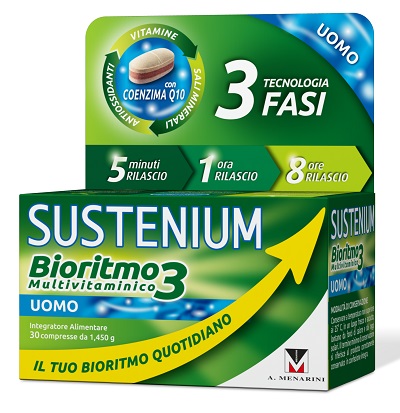 SUSTENIUM BIORITMO3 UOMO ADULTO 30 COMPRESSE - farmascienza.it