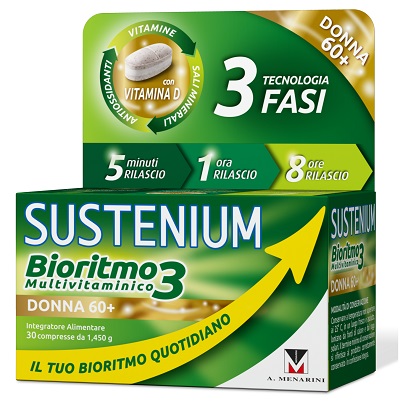 SUSTENIUM BIORITMO3 DONNA 60+ 30 COMPRESSE - farmascienza.it