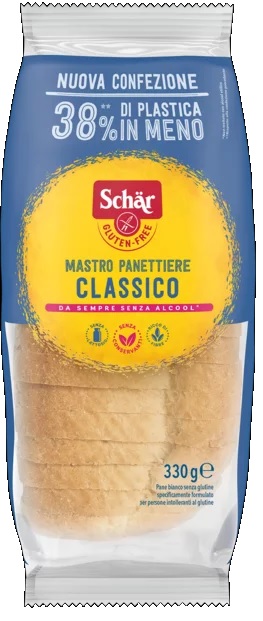 SCHAR CLASSICO DEL MASTRO PANETTIERE PANE BIANCO SENZA LATTOSIO 330 G - farmascienza.it