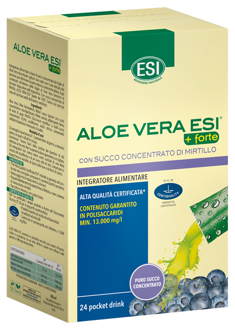 ESI ALOE VERA SUCCO + FORTE MIRTILLO 24 POCKET DRINK - farmascienza.it