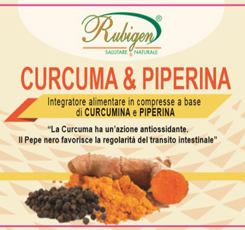 CURCUMA & PIPERINA RUBIGEN 120 COMPRESSE DA 500 MG - farmascienza.it