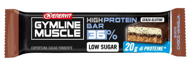GYMLINE 20 G PROTEINBAR CHOCO/VANIGLIA 55 G - farmascienza.it
