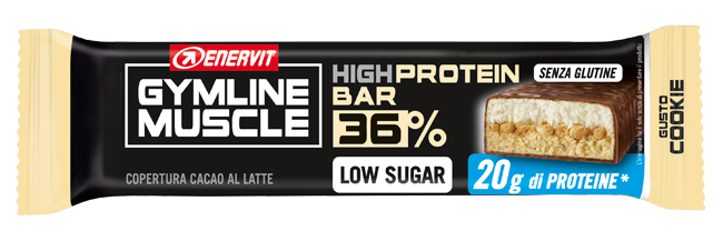 GYMLINE 20 G PROTEINBAR COOKIE 55 G - farmascienza.it
