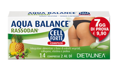 AQUA BALANCE RASSODAN CELL FORTE 7 DAYS 14 COMPRESSE DIETALINEA - farmascienza.it