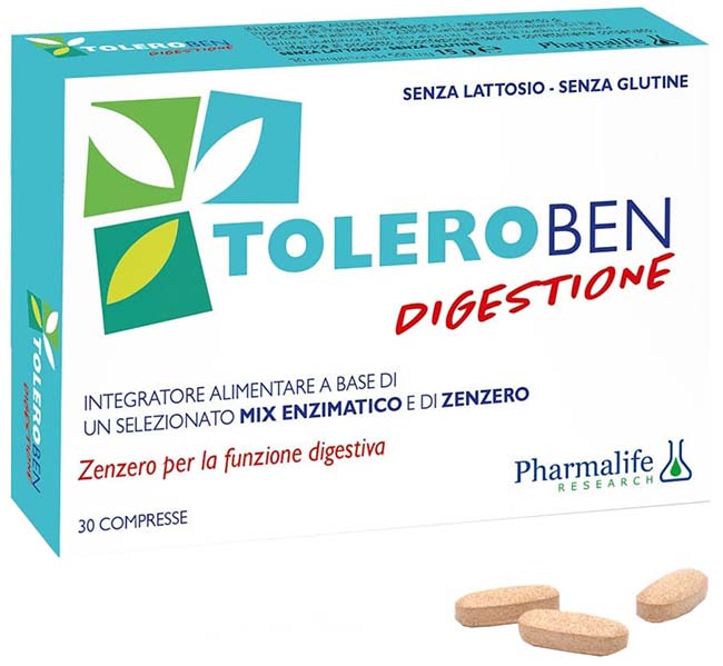 TOLEROBEN DIGESTIONE 30 COMPRESSE - farmascienza.it