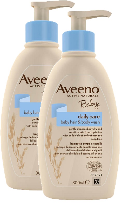 AVEENO BABY BAGNETTO TESTA PIEDI 300 ML BUNDLE - farmascienza.it