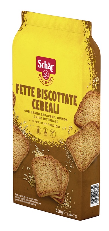 SCHAR FETTE BISCOTTATE CEREALI 3 PORZIONI DA 86,7 G - farmascienza.it