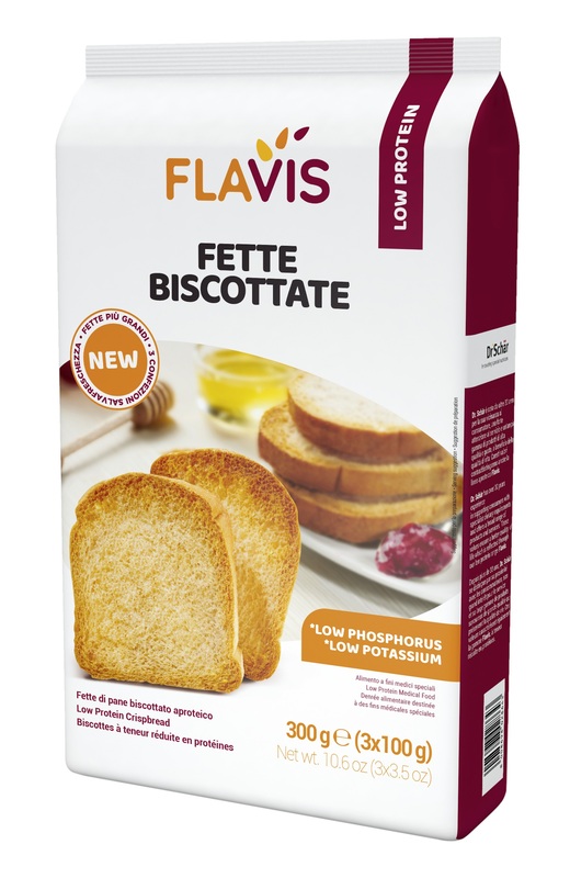 FLAVIS FETTE BISCOTTATE APROTEICHE 300 G - farmascienza.it