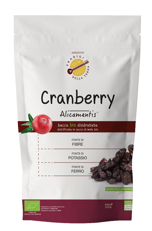 CRANBERRY BIO 220 G ALICAMENTIS - farmascienza.it