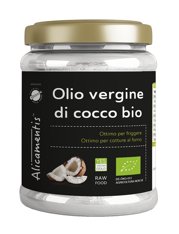 OLIO VERGINE DI COCCO BIO 500 ML ALICAMENTIS - farmascienza.it