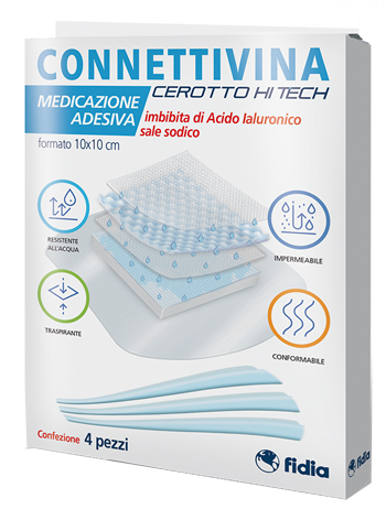 CEROTTO CONNETTIVINA HITECH 10 X 10 CM 4 PEZZI - farmascienza.it