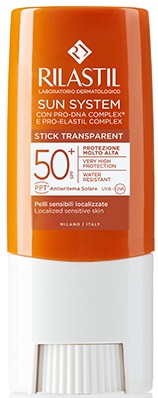 RILASTIL SUN SYSTEM PHOTO PROTECTION TERAPY SPF 50+ STICK TRASPARENTE 8,5 ML - farmascienza.it