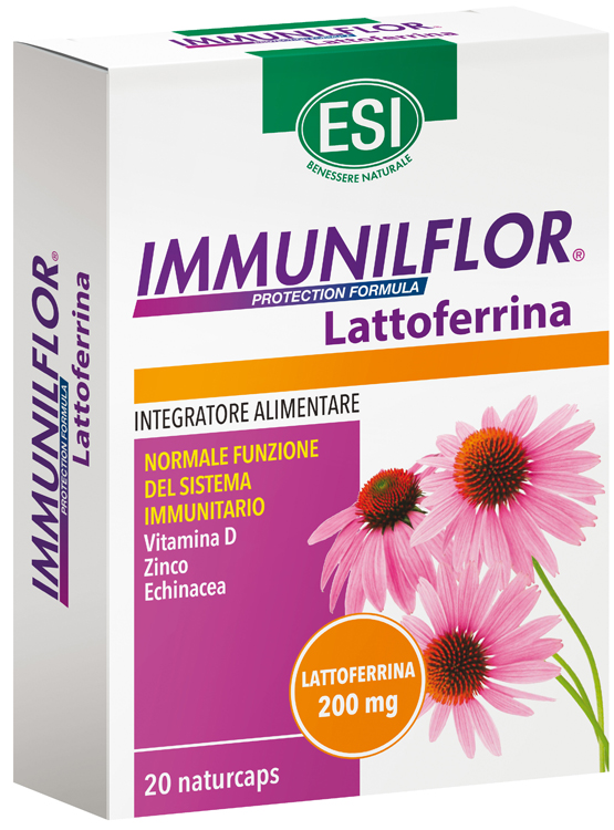 ESI IMMUNILFLOR LATTOFERRINA 20 NATURCAPS - farmascienza.it