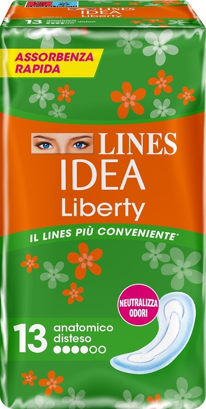 LINES IDEA LIBERTY DWCT ANATOMICI 13 PEZZI - farmascienza.it