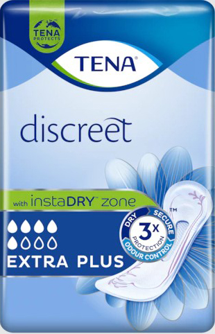 ASSORBENTE INCONTINENZA LEGGERA TENA DISCREET EXTRA PLUS 16 PEZZI - farmascienza.it