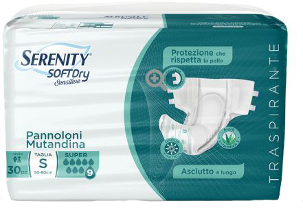 PANNOLONE MUTANDINA SERENITY SD SENSITIVE SUPER M 15 PEZZI - farmascienza.it