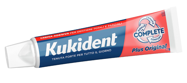 KUKIDENT PLUS ORIGINAL CREMA ADESIVA DENTIERE 65 G - farmascienza.it